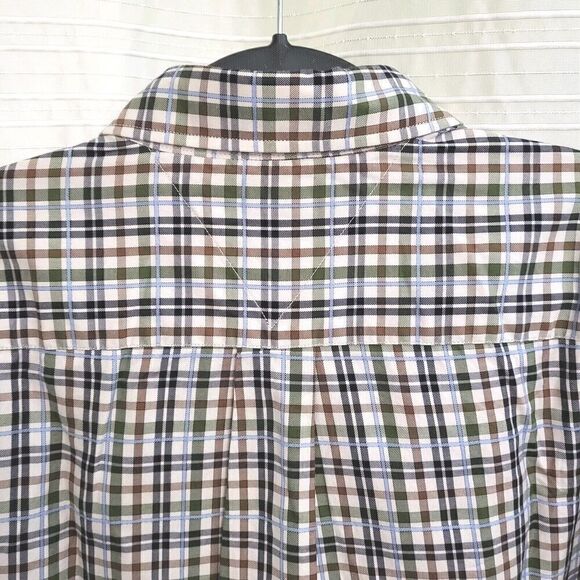 TOMMY HILFIGER Slim Fit Shirt Plaid Button Down Men's M - Picture 8 of 11